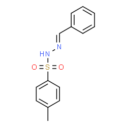ChemSpider 2D Image | BENZALDEHYDE TOSYLHYDRAZONE | C14H14N2O2S