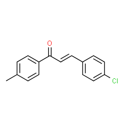 ChemSpider 2D Image | (2E)-3-(4-Chlorophenyl)-1-(4-methylphenyl)-2-propen-1-one | C16H13ClO