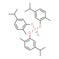 ChemSpider 2D Image | Tris(5-isopropyl-2-methylphenyl) phosphate | C30H39O4P