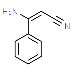 ChemSpider 2D Image | 3-Amino-3-phenyl-2-propenenitrile | C9H8N2
