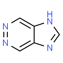 ChemSpider 2D Image | 1H-Imidazo[4,5-d]pyridazine | C5H4N4