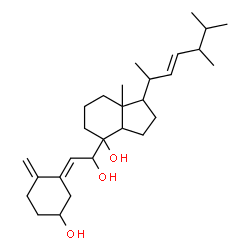 ChemSpider 2D Image | (5E,22E)-9,10-Secoergosta-5,10,22-triene-3,7,8-triol | C28H46O3