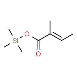 ChemSpider 2D Image | Trimethylsilyl (2E)-2-methyl-2-butenoate | C8H16O2Si
