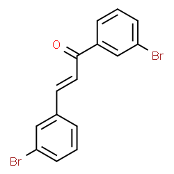 ChemSpider 2D Image | 1,3-Bis(3-bromophenyl)prop-2-en-1-one | C15H10Br2O