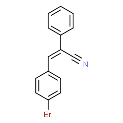 ChemSpider 2D Image | (2Z)-3-(4-Bromophenyl)-2-phenylacrylonitrile | C15H10BrN