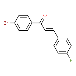 ChemSpider 2D Image | 4-Fluoro-4'-bromochalcone | C15H10BrFO