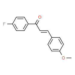 ChemSpider 2D Image | 4-Methoxy-4'-fluorochalcone | C16H13FO2