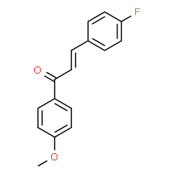 ChemSpider 2D Image | trans-4-Fluoro-4'-methoxychalcone | C16H13FO2
