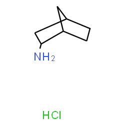 ChemSpider 2D Image | 2-Norbornanamine, hydrochloride | C7H14ClN