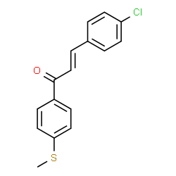 ChemSpider 2D Image | trans-4-Chloro-4'-(methylthio)chalcone | C16H13ClOS