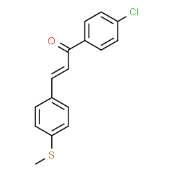 ChemSpider 2D Image | trans-4'-Chloro-4-(methylthio)chalcone | C16H13ClOS