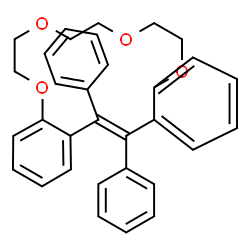 ChemSpider 2D Image | (19E)-19,20-Diphenyl-6,7,9,10,12,13-hexahydrodibenzo[k,o][1,4,7,10]tetraoxacyclohexadecine | C32H30O4