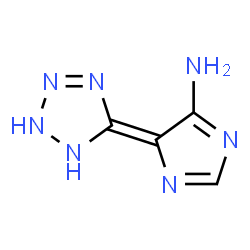 ChemSpider 2D Image | (4E)-4-(1,2-Dihydro-5H-tetrazol-5-ylidene)-4H-imidazol-5-amine | C4H5N7