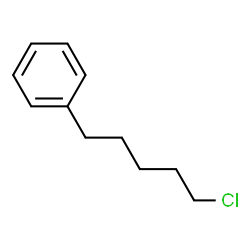 ChemSpider 2D Image | (5-Chloropentyl)benzene | C11H15Cl