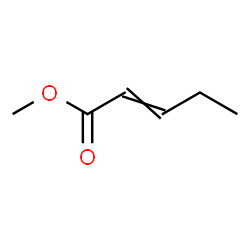 ChemSpider 2D Image | Methyl 2-pentenoate | C6H10O2