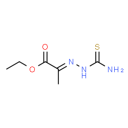 ChemSpider 2D Image | Ethyl (2E)-2-(carbamothioylhydrazono)propanoate | C6H11N3O2S