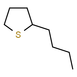 ChemSpider 2D Image | 2-Butyltetrahydrothiophene | C8H16S