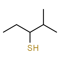 ChemSpider 2D Image | 2-Methyl-3-pentanethiol | C6H14S