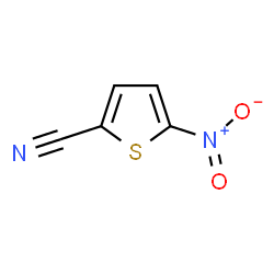 ChemSpider 2D Image | 2-Cyano-5-nitrothiophene | C5H2N2O2S