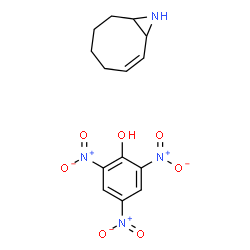 ChemSpider 2D Image | 2,4,6-Trinitrophenol - (2Z)-9-azabicyclo[6.1.0]non-2-ene (1:1) | C14H16N4O7