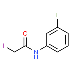 ChemSpider 2D Image | N-(3-Fluorophenyl)-2-iodoacetamide | C8H7FINO