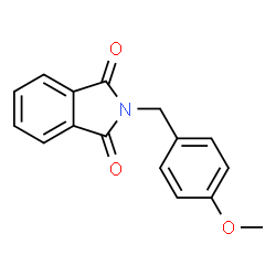 ChemSpider 2D Image | Phthalimide, N-(p-methoxybenzyl)-, | C16H13NO3