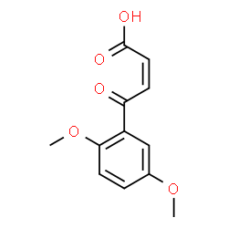 ChemSpider 2D Image | (2Z)-4-(2,5-Dimethoxyphenyl)-4-oxo-2-butenoic acid | C12H12O5