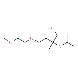 ChemSpider 2D Image | 2-(Isopropylamino)-4-(2-methoxyethoxy)-2-methyl-1-butanol | C11H25NO3