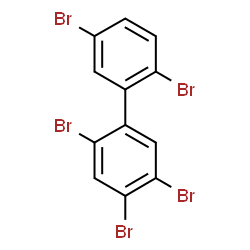 ChemSpider 2D Image | 2,2',4,5,5'-Pentabromobiphenyl | C12H5Br5