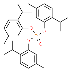 ChemSpider 2D Image | Tris(2-isopropyl-5-methylphenyl) phosphate | C30H39O4P