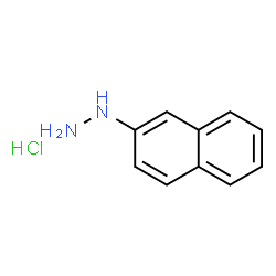 ChemSpider 2D Image | 2-Naphthylhydrazine Hydrochloride | C10H11ClN2