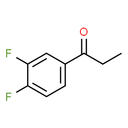 ChemSpider 2D Image | 1-(3,4-Difluorophenyl)-1-propanone | C9H8F2O