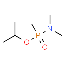 ChemSpider 2D Image | Isopropyl N,N,P-trimethylphosphonamidate | C6H16NO2P