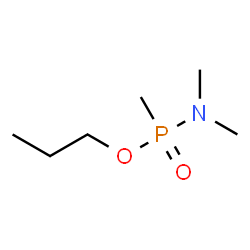 ChemSpider 2D Image | Propyl N,N,P-trimethylphosphonamidate | C6H16NO2P