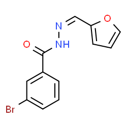 ChemSpider 2D Image | 3-Bromo-N'-[(Z)-2-furylmethylene]benzohydrazide | C12H9BrN2O2