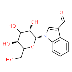 ChemSpider 2D Image | 1-(beta-D-threo-Hexopyranosyl)-1H-indole-3-carbaldehyde | C15H17NO6