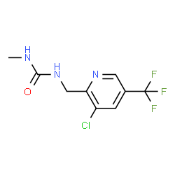 ChemSpider 2D Image | 1-{[3-Chloro-5-(trifluoromethyl)-2-pyridinyl]methyl}-3-methylurea | C9H9ClF3N3O