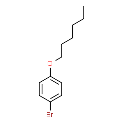 ChemSpider 2D Image | p-Hexyloxybromobenzene | C12H17BrO