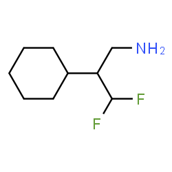 ChemSpider 2D Image | 2-Cyclohexyl-3,3-difluoro-1-propanamine | C9H17F2N
