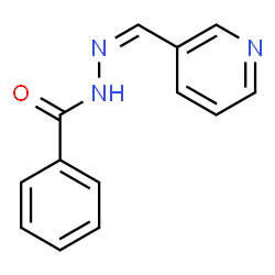 ChemSpider 2D Image | N'-[(Z)-3-Pyridinylmethylene]benzohydrazide | C13H11N3O
