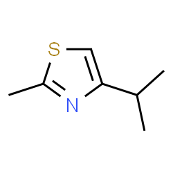 ChemSpider 2D Image | 2-methyl-4-isopropylthiazole | C7H11NS