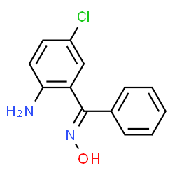 ChemSpider 2D Image | 2-AMINO-5-CHLOROBENZOPHENONE OXIME | C13H11ClN2O