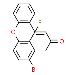 ChemSpider 2D Image | (3E)-4-[2-(4-Bromo-2-fluorophenoxy)phenyl]-3-buten-2-one | C16H12BrFO2