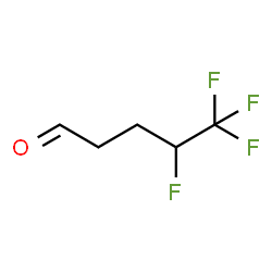 ChemSpider 2D Image | 4,5,5,5-Tetrafluoropentanal | C5H6F4O