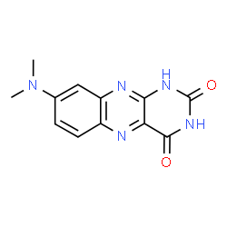 ChemSpider 2D Image | benzo[g]pteridine-2,4-diol, 8-(dimethylamino)- | C12H11N5O2