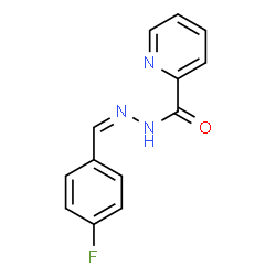 ChemSpider 2D Image | N'-[(Z)-(4-Fluorophenyl)methylene]-2-pyridinecarbohydrazide | C13H10FN3O