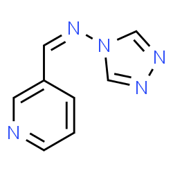 ChemSpider 2D Image | N-[(Z)-Pyridin-3-ylmethylene]-4H-1,2,4-triazol-4-amine | C8H7N5