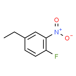 ChemSpider 2D Image | 4-Ethyl-1-fluoro-2-nitrobenzene | C8H8FNO2