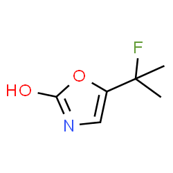 ChemSpider 2D Image | 5-(2-Fluoro-2-propanyl)-1,3-oxazol-2-ol | C6H8FNO2