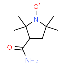 ChemSpider 2D Image | (3-Carbamoyl-2,2,5,5-tetramethyl-1-pyrrolidinyl)oxidanyl | C9H17N2O2